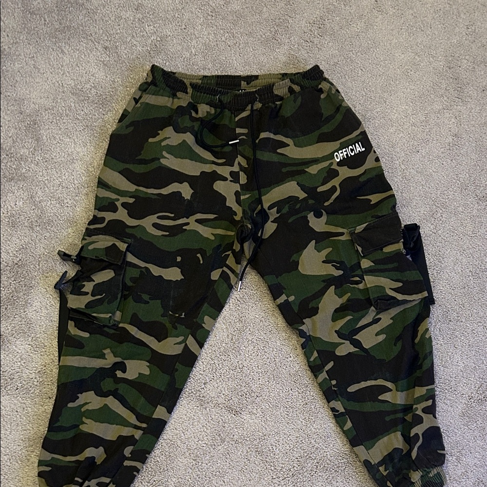 Men's Camouflage Cargo Pants by Official